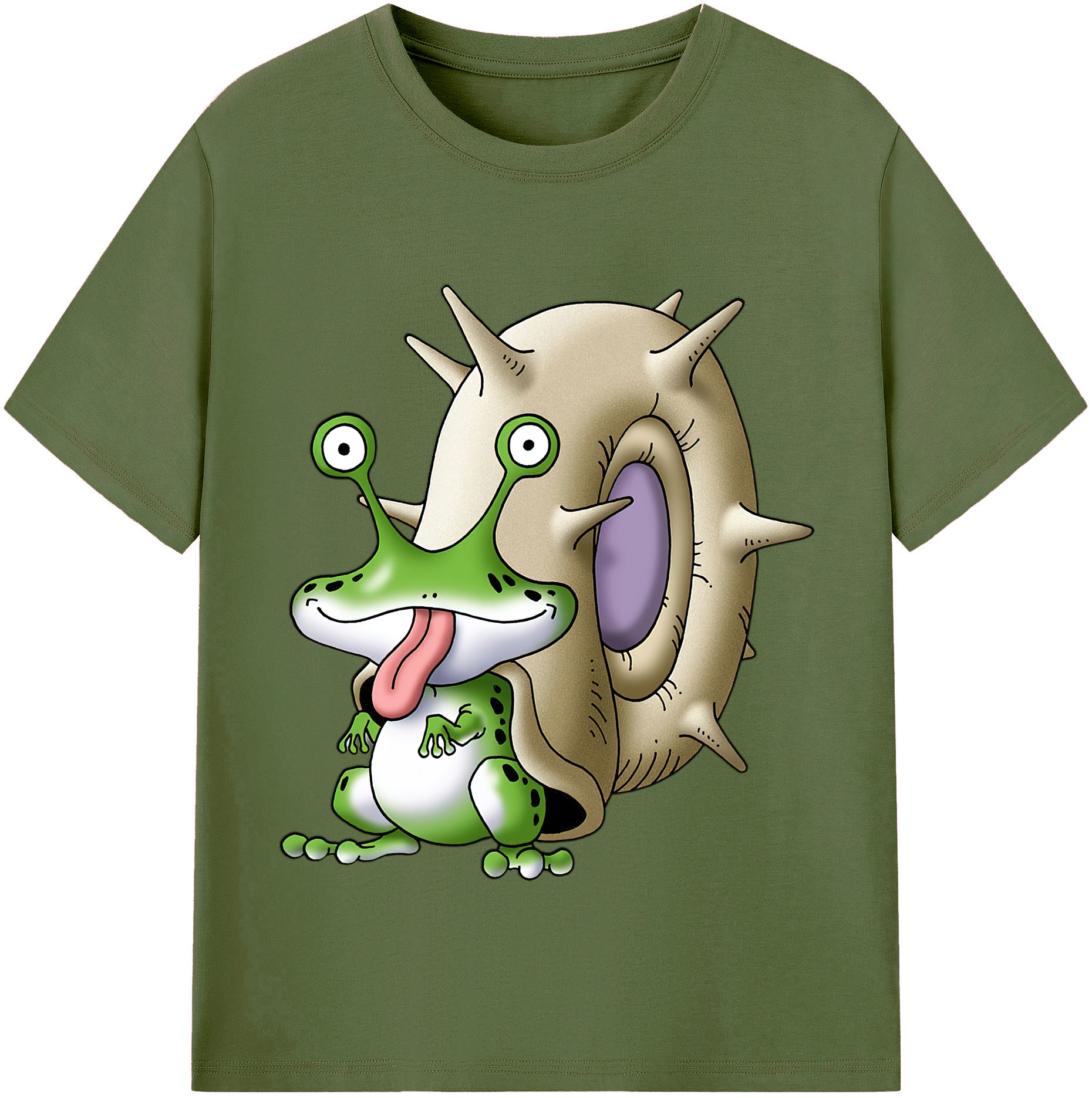 （画像用） ドラゴンクエスト Doragon Kuesuto Dragon Quest 綿100％半袖Tシャツ（フロントプリント）
